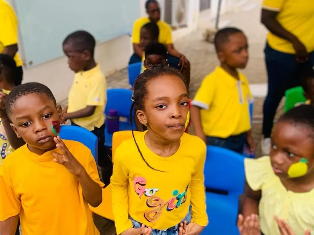 Pupils in yellow color group