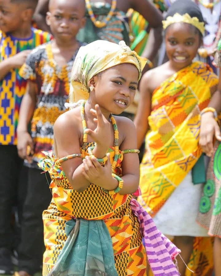 Nursery two pupil at cultural day