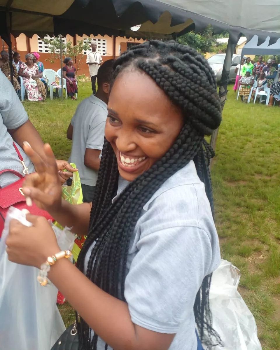 A young Teacher happily sharing great moment