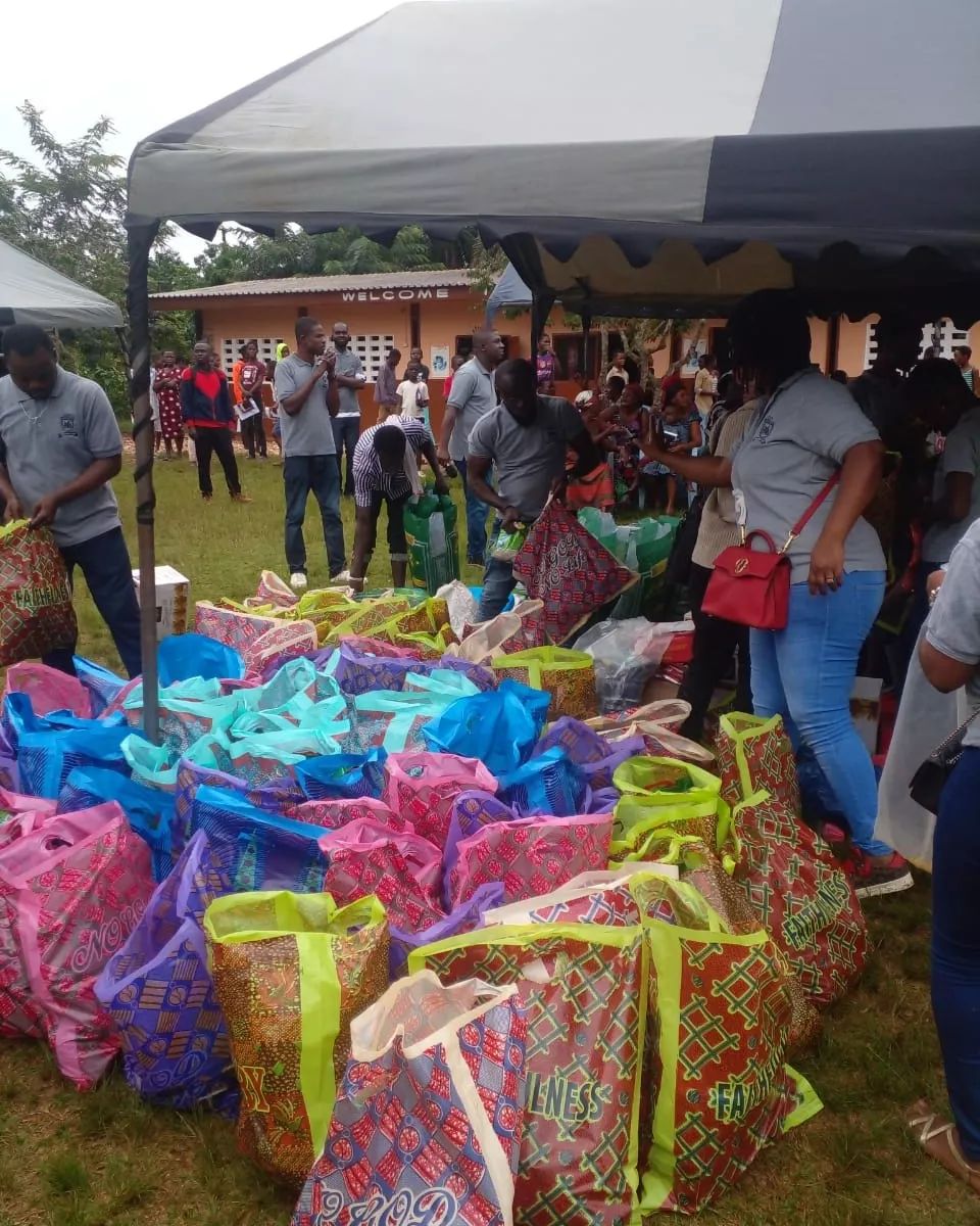 Items displayed ready to be shared to the community